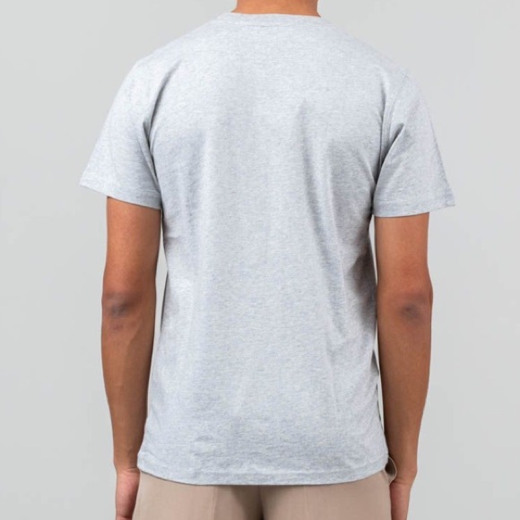 NORSE PROJECTS NIELS CLASSIC IVY LOGO Grey T-Shirt - Picture 2 of 7